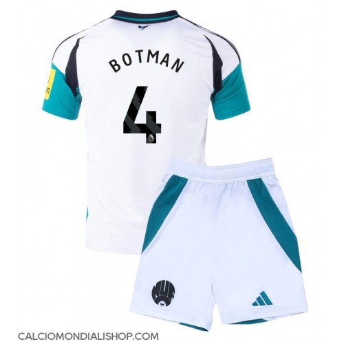 Maglie da calcio Newcastle United Sven Botman #4 Terza Maglia Bambino 2024-25 Manica Corta (+ Pantaloni corti)